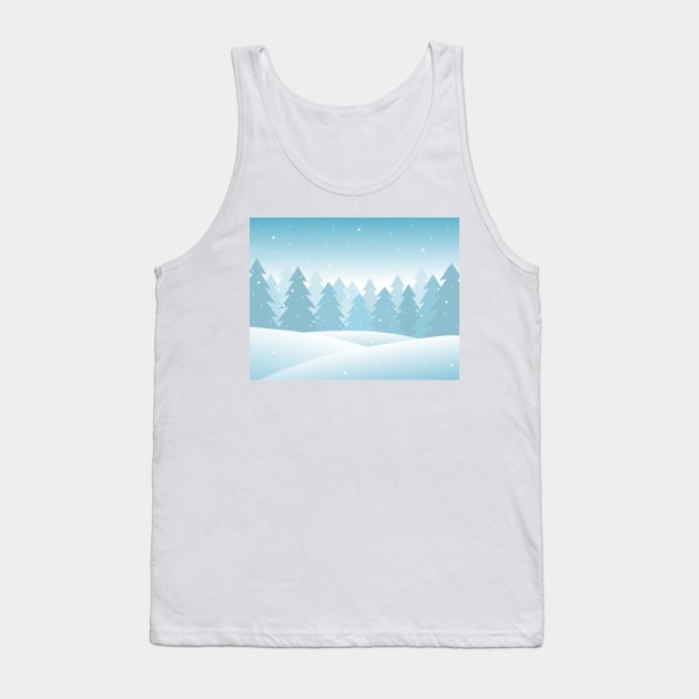 Winter forest Tank Top by TheLouisa